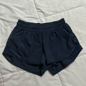 Lululemon Hotty Hot Shorts/low rise Navy